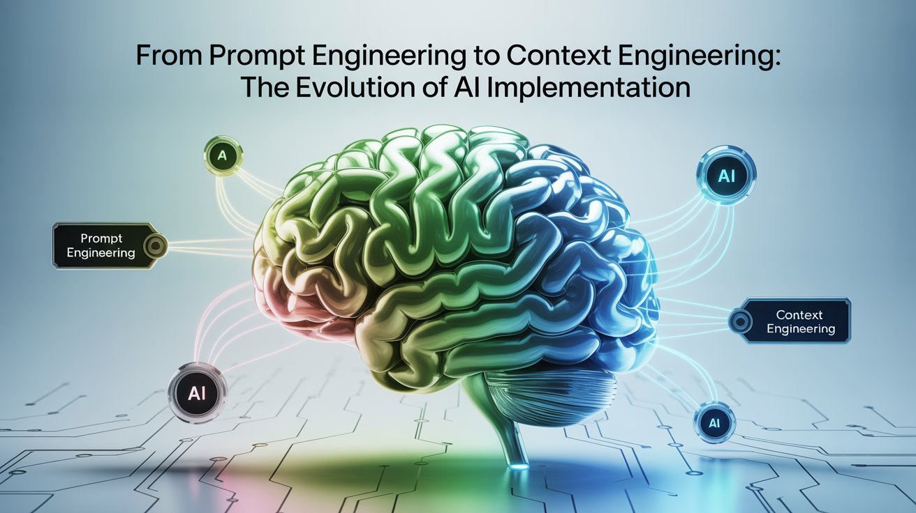 AI implementation evolution from Prompt Engineering to Context Engineering